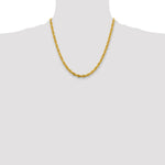 10k 4.75mm Semi-Solid Rope Chain - Product Photo