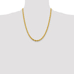10k 4.75mm Semi-Solid Rope Chain - Product Photo