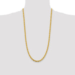 10k 4.75mm Semi-Solid Rope Chain - Product Photo