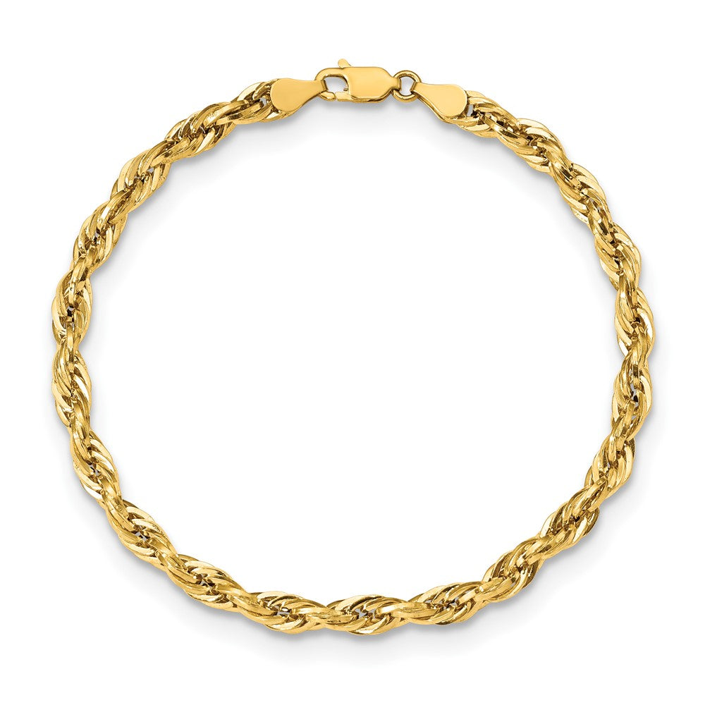 10k 4.75mm Semi-Solid Rope Chain - Product Photo