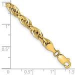 10k 4.75mm Semi-Solid Rope Chain - Product Photo