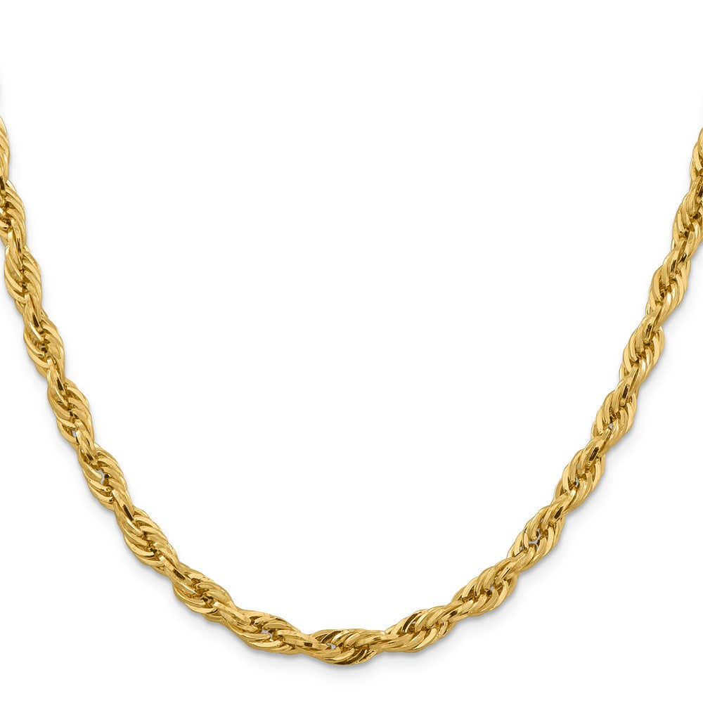 10k 5.4mm Semi-Solid Rope Chain - Product Photo