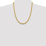 10k 5.4mm Semi-Solid Rope Chain - Product Photo