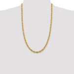 10k 5.4mm Semi-Solid Rope Chain - Product Photo