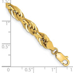 10k 5.4mm Semi-Solid Rope Chain - Product Photo