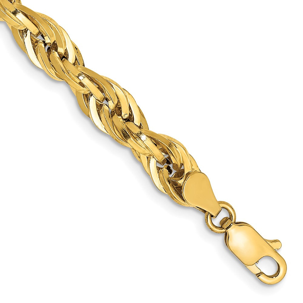 10k 5.4mm Semi-Solid Rope Chain - Product Photo
