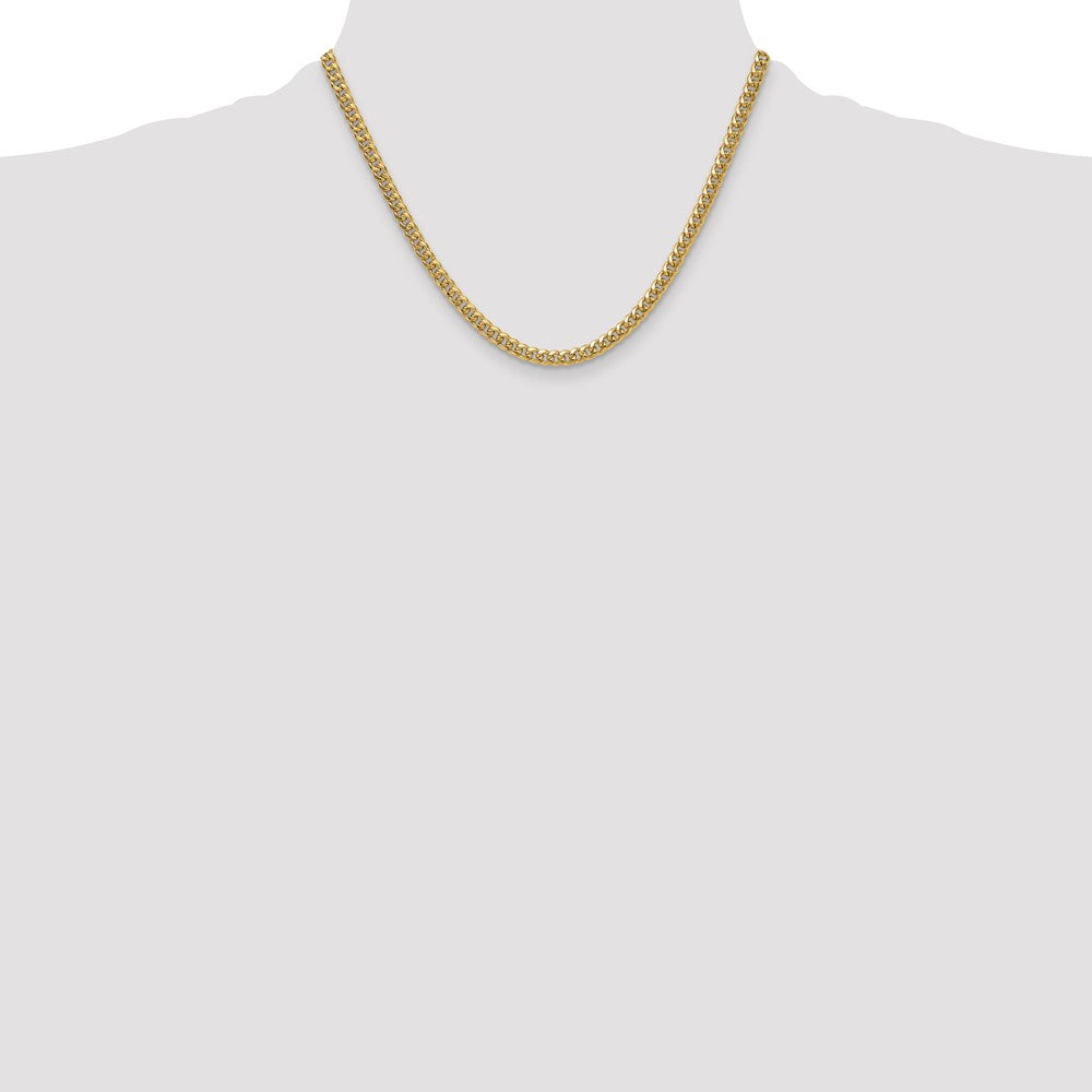 10k 4.5mm Semi-Solid Miami Cuban Chain - Product Photo