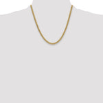 10k 4.5mm Semi-Solid Miami Cuban Chain - Product Photo