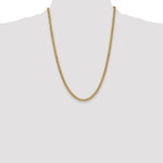 10k 4.5mm Semi-Solid Miami Cuban Chain - Product Photo