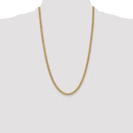 10k 4.5mm Semi-Solid Miami Cuban Chain - Product Photo