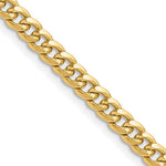 10k 4.5mm Semi-Solid Miami Cuban Chain - Product Photo