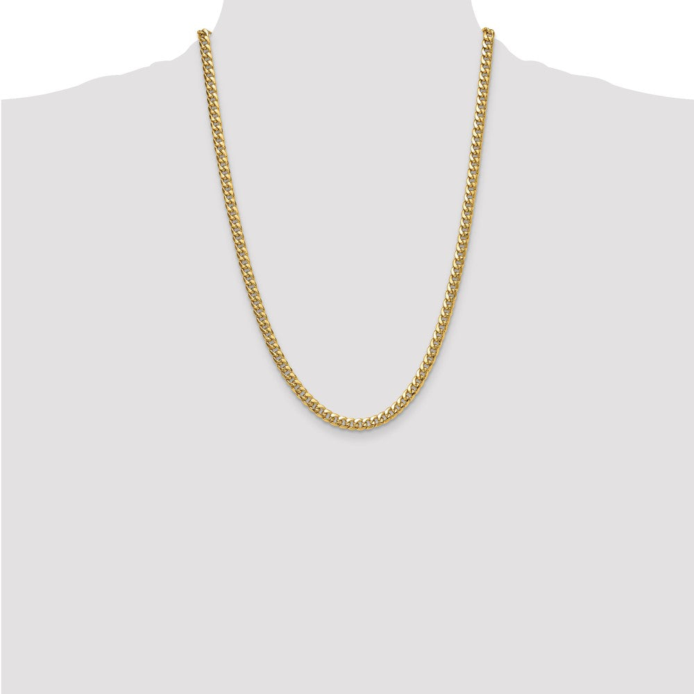10k 5.25mm Semi-Solid Miami Cuban Chain - Product Photo