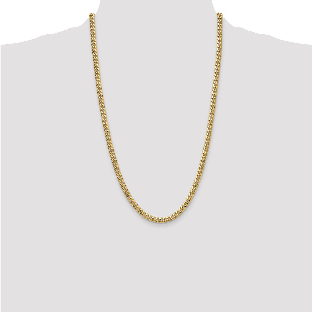10k 5.25mm Semi-Solid Miami Cuban Chain - Product Photo