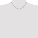 10k 2.5mm Semi-Solid Rope Chain - Product Photo