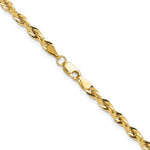 10k 3.5mm Semi-Solid Rope Chain - Product Photo