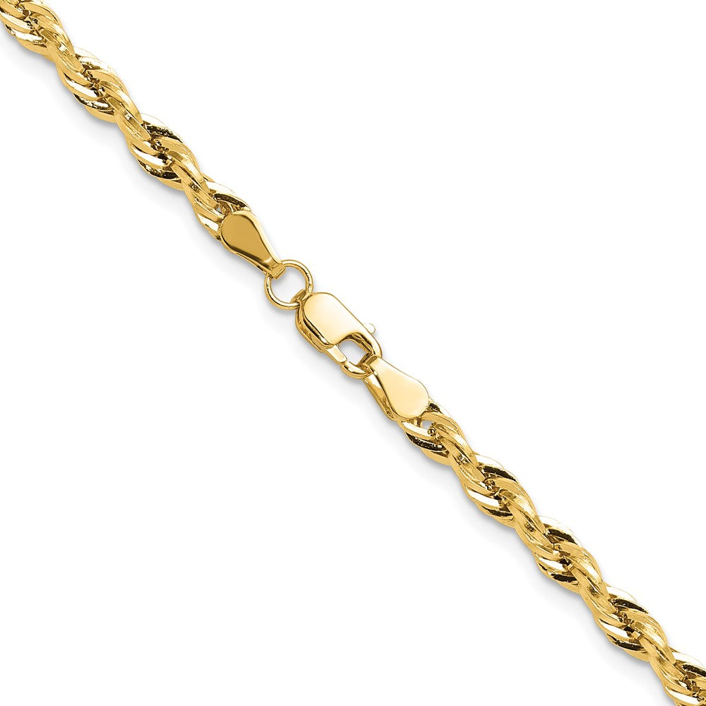 10k 3.5mm Semi-Solid Rope Chain - Product Photo