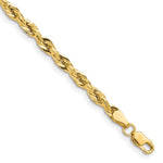 10k 3.5mm Semi-Solid Rope Chain - Product Photo
