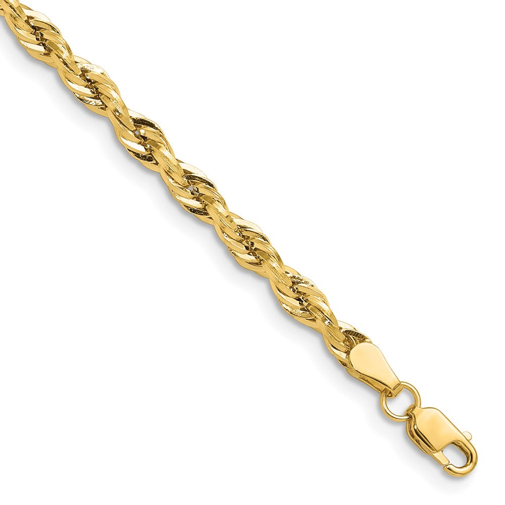 10k 3.5mm Semi-Solid Rope Chain - Product Photo