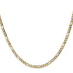 10k 3.5mm Semi-Solid Figaro Chain - Product Photo