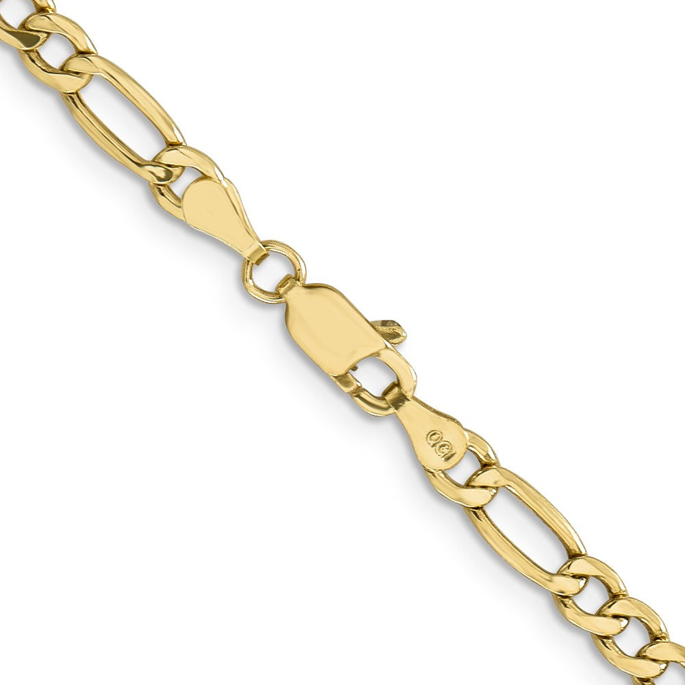 10k 4.2mm Semi-Solid Figaro Chain - Product Photo