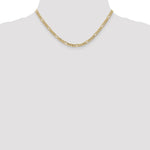10k 4.2mm Semi-Solid Figaro Chain - Product Photo