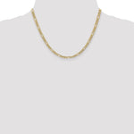 10k 4.2mm Semi-Solid Figaro Chain - Product Photo