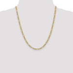 10k 4.2mm Semi-Solid Figaro Chain - Product Photo