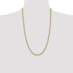 10k 4.4mm Semi-Solid Figaro Chain - Product Photo