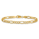 10k 4.2mm Semi-Solid Figaro Chain - Product Photo