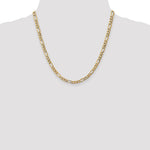 10k 5.35mm Semi-Solid Figaro Chain - Product Photo