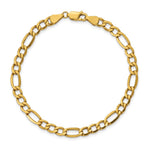 10k 5.35mm Semi-Solid Figaro Chain - Product Photo