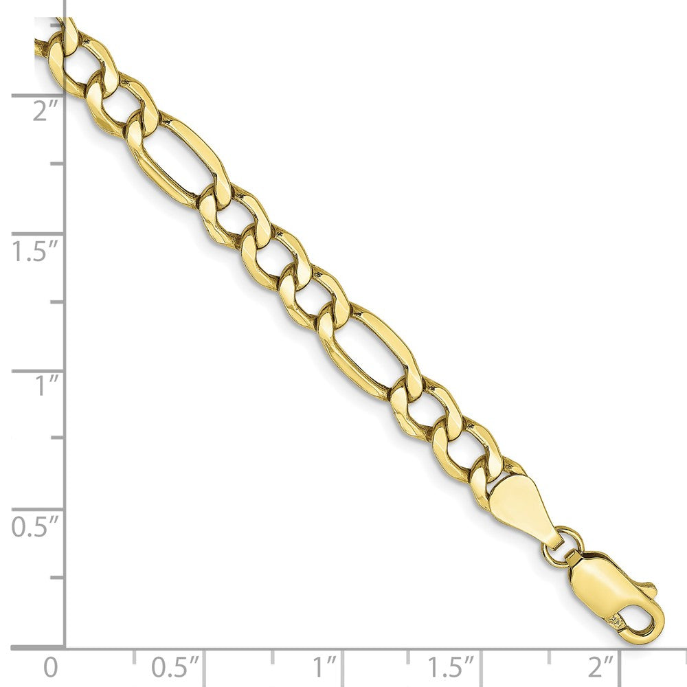 10k 5.35mm Semi-Solid Figaro Chain - Product Photo