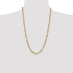 10k 6.25mm Semi-Solid Figaro Chain - Product Photo