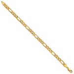 10k 6.25mm Semi-Solid Figaro Chain - Product Photo