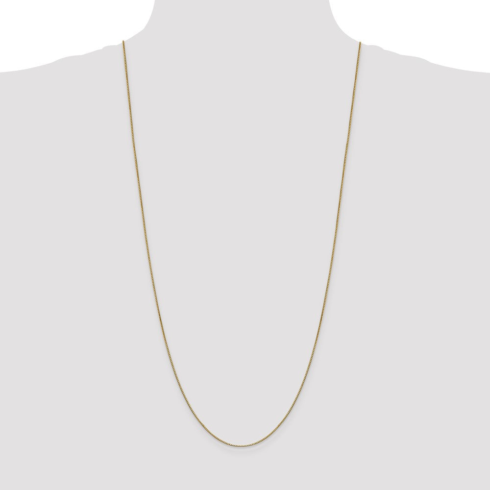 10k .90mm Box Chain - Product Photo