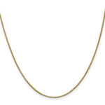 10k 1mm Box Chain - Product Photo