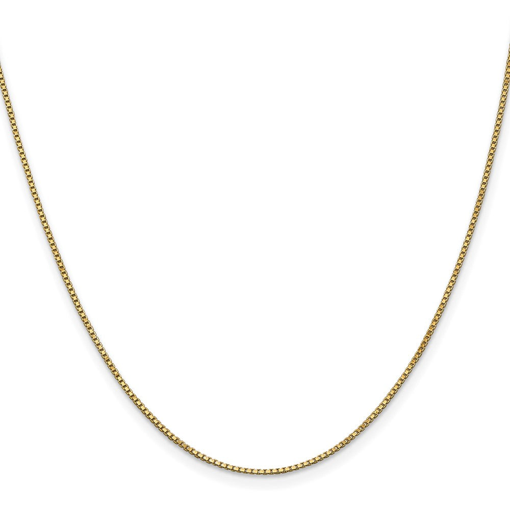 10k 1mm Box Chain - Product Photo