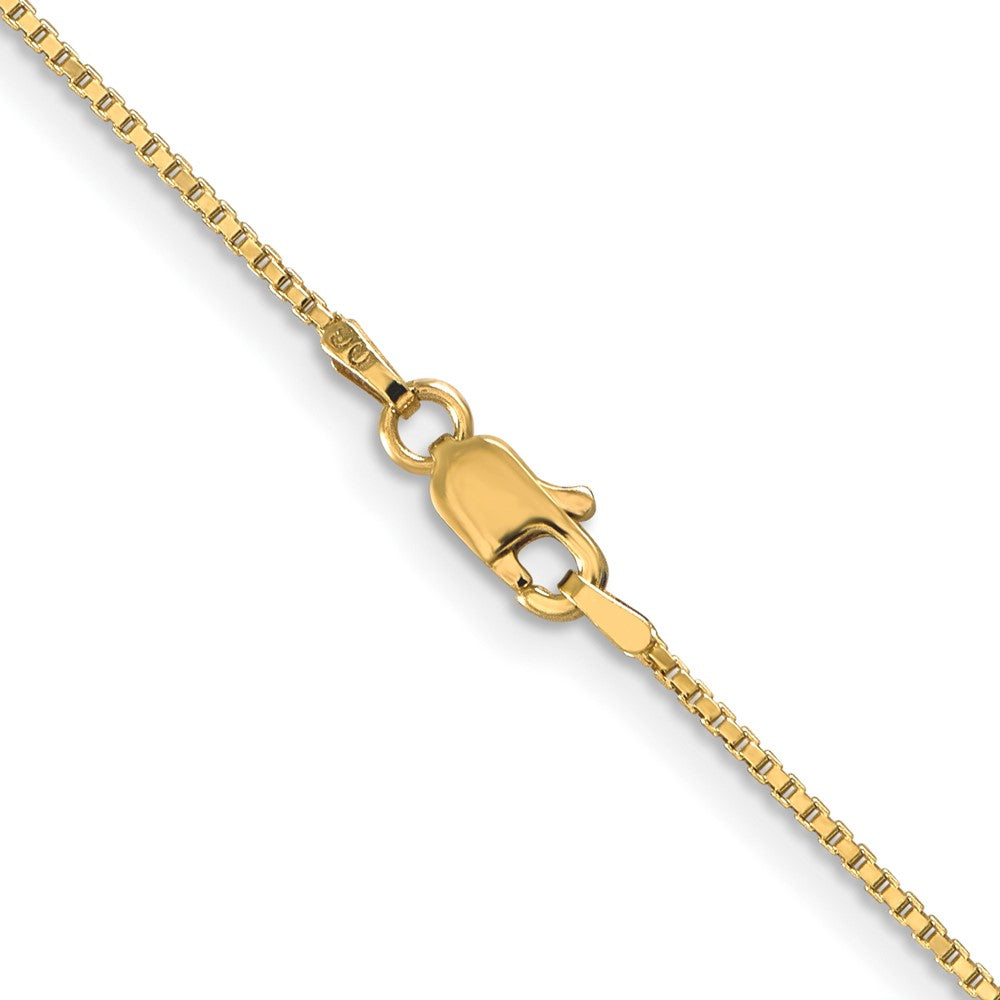 10k 1mm Box Chain - Product Photo