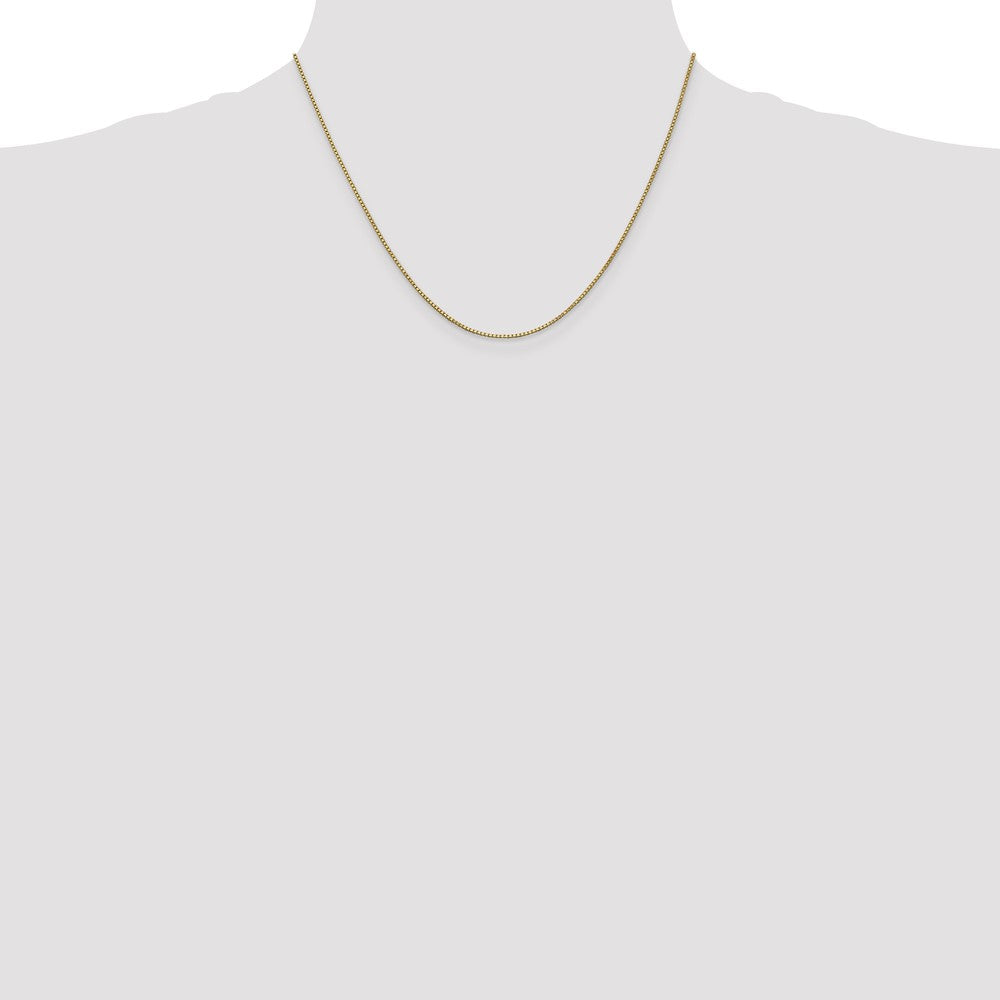 10k 1mm Box Chain - Product Photo