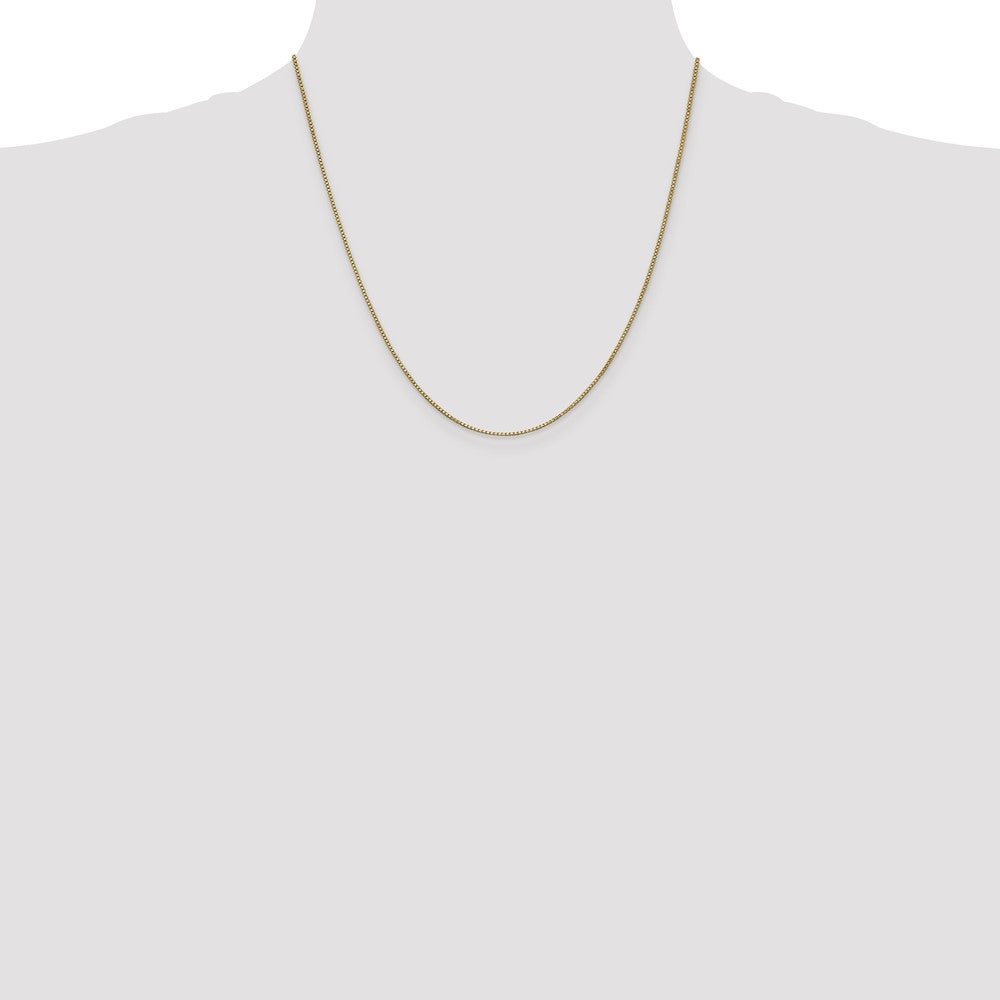 10k 1mm Box Chain - Product Photo