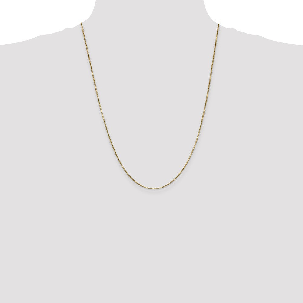 10k 1mm Box Chain - Product Photo