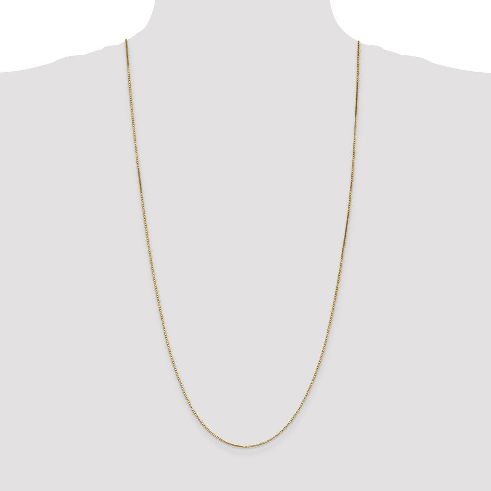 10k 1.1mm Box Chain - Product Photo