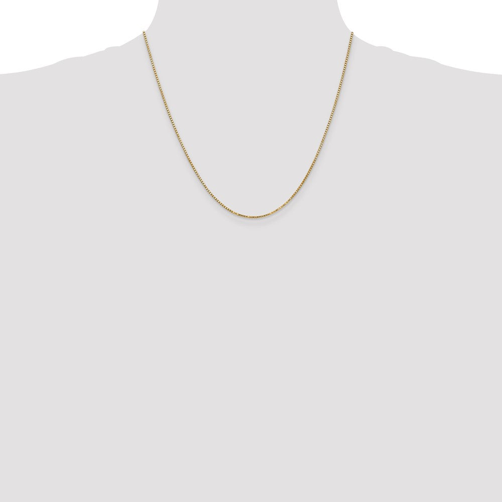 10k 1.3mm Box Chain - Product Photo
