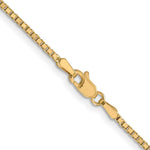 10k 1.5mm Box Chain - Product Photo