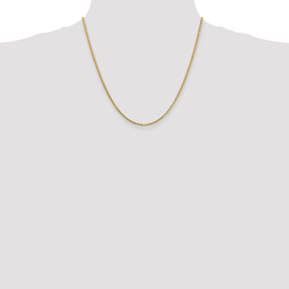 10k 1.9mm Box Chain - Product Photo