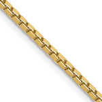 10k 1.9mm Box Chain - Product Photo