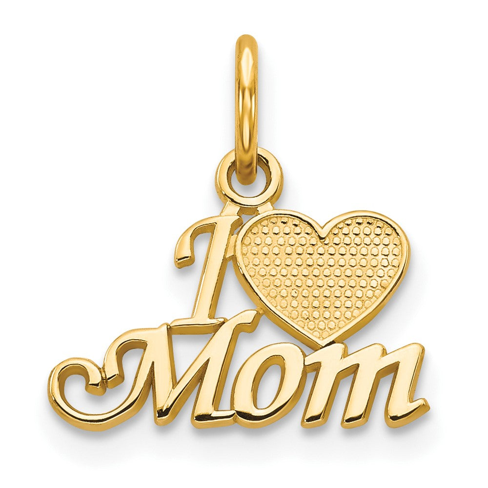 10K Yellow Gold MOM Charm - Product Photo