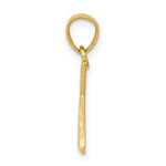 10k Baseball w/Bats Charm - Product Photo
