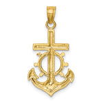 10k Mariner Crucifix Pendant - Product Photo