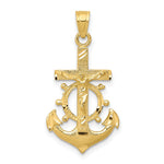10k Mariner Crucifix Pendant - Product Photo